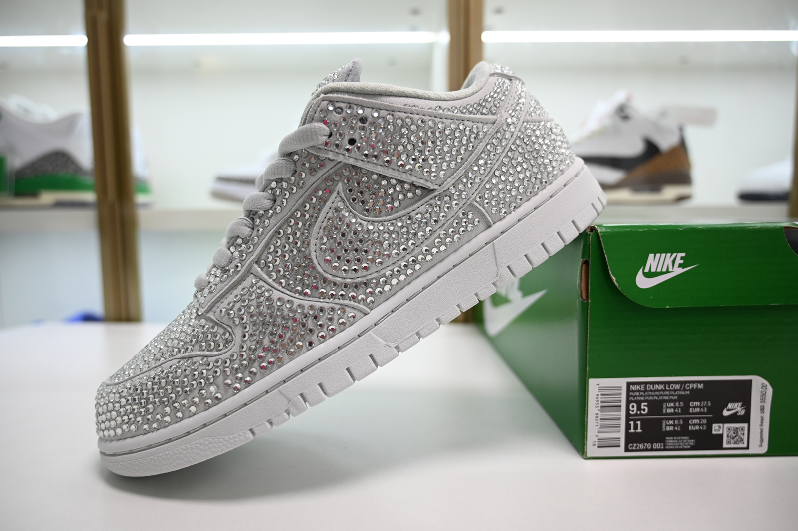 Nike Dunk Low Cactus Plant Flea Market Pure Platinum CZ2670-001