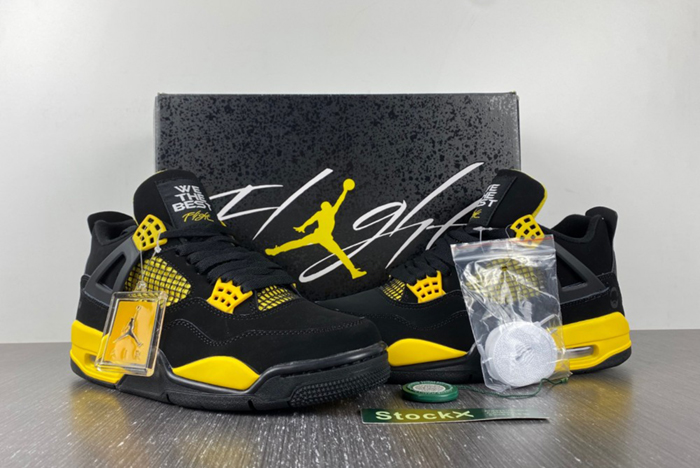 Jordan 4 Retro Thunder (CUSTOM EDITION) - DH6927-017
