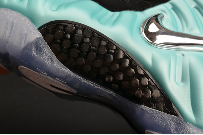 Nike Air Foamposite Pro "Island Green" Metallic Platinum mens 624041-303