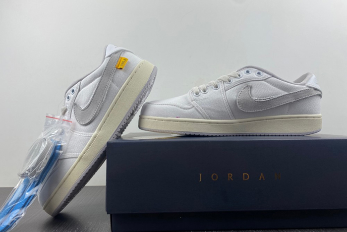 Jordan 1 Retro AJKO Low SP Union White Canvas  DO8912-101