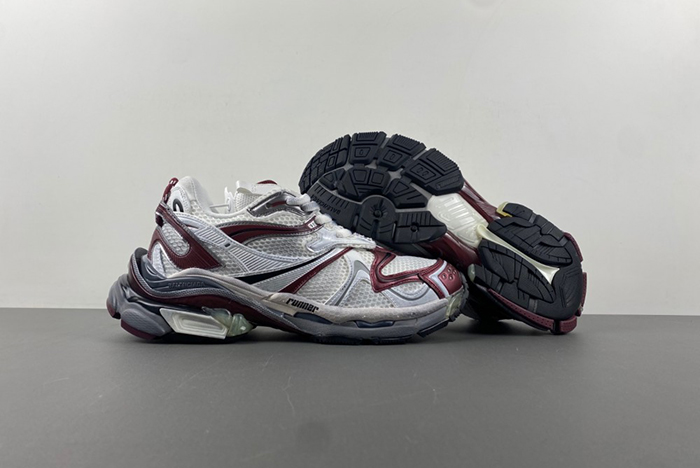 Balenciaga 7.5-2 gray wine red 779066 W3RBXP 0312