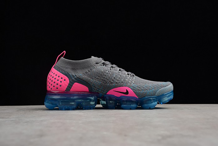 Nike Air VaporMax 2 "Gunsmoke" Orbit-Pink/ Blast-Blue womens 942843-004