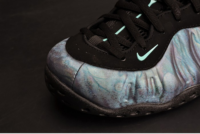 Nike Air Foamposite One PRM "Abalone" Black/Aurora Green mens 575420-009
