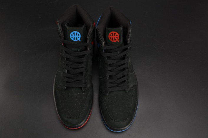 Air Jordan 1 Retro High OG "Quai 54" Black/Italy Blue-University Red mens AH1040-054