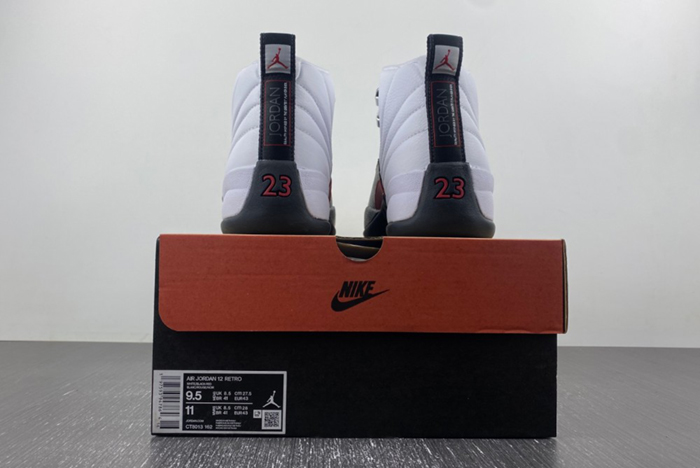 Air Jordan 12 Red Taxi CT8013-162