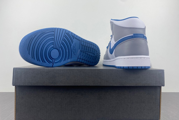 Jordan 1 Mid True Blue Cement (GS) - DQ8423-014
