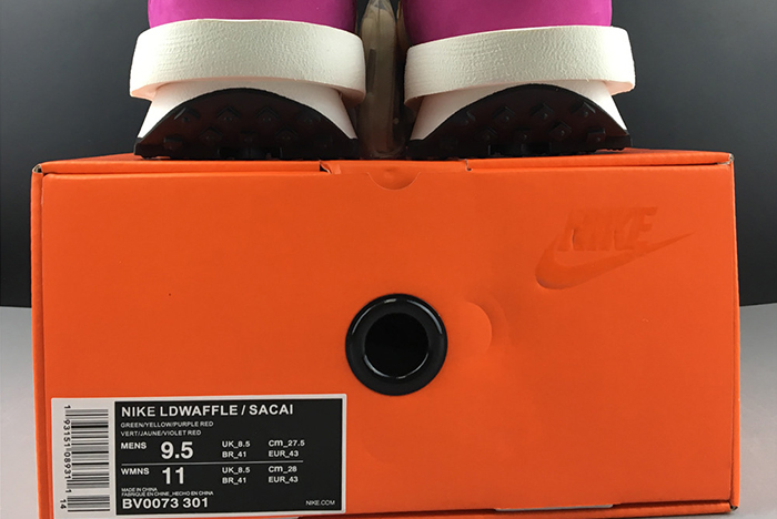 NIKE LD WAFFLE SACAI pink MULTI - BV0073-301