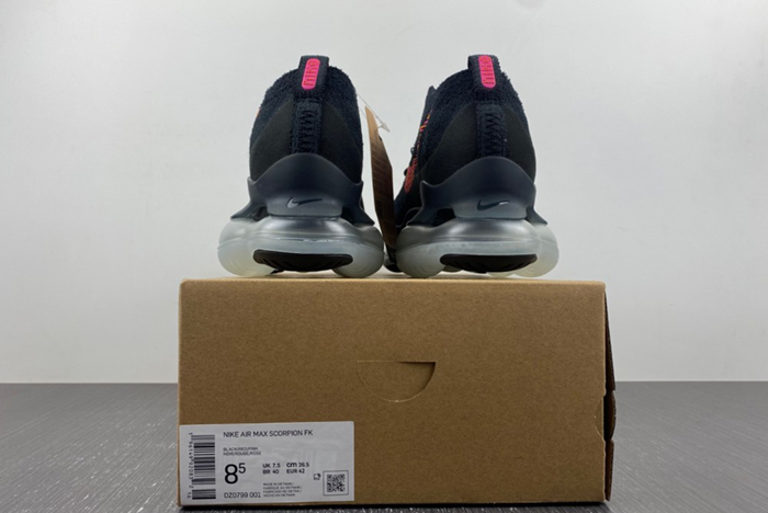 Nike Air Max Scorpion Fk Black Red Rose Pink DZ0799-001