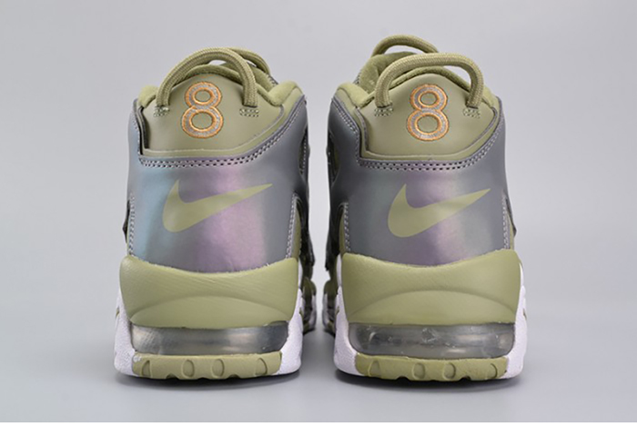 Nike Air More Uptempo "Iridescent" Dark Stucco/White 917593-001