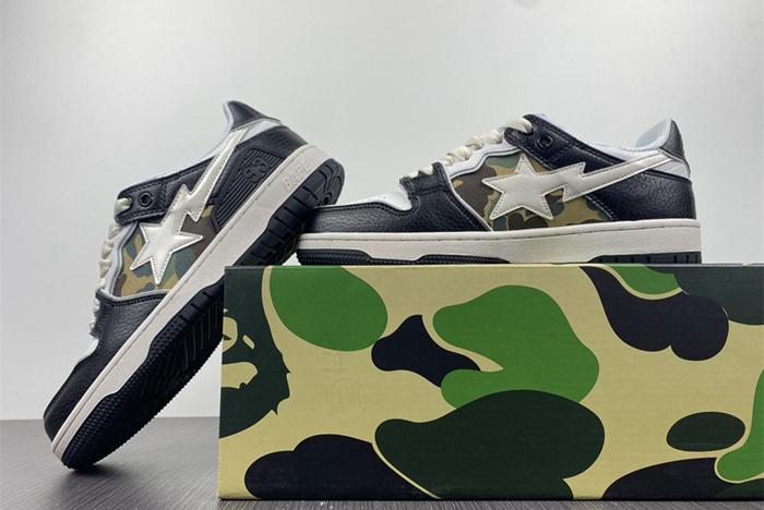 A Bathing Ape Bape SK8 Sta Black