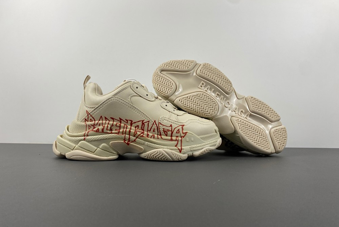 BALENCIAGA CREAM ‘TRIPLES’ SNEAKERS sail 536737 W2FAY 9016