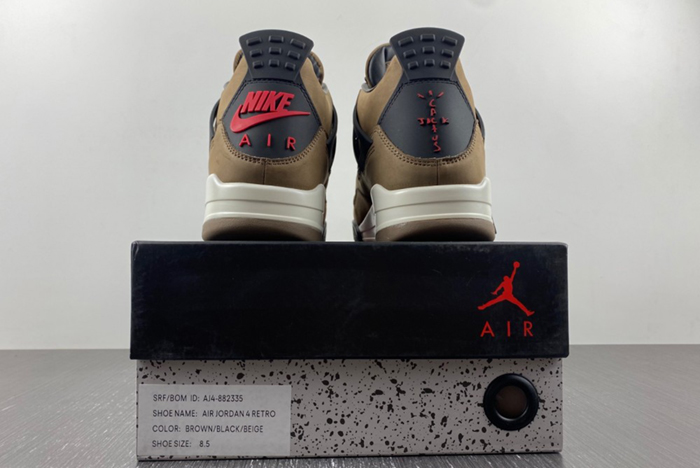 Travis Scott x Air Jordan 4 Retro Brown TS AJ4-882335