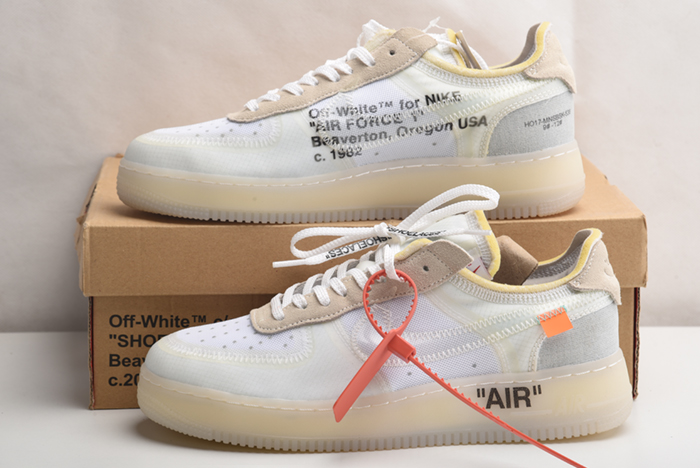 NIKE AIR FORCE 1 LOW Off-White All White AO4606-100