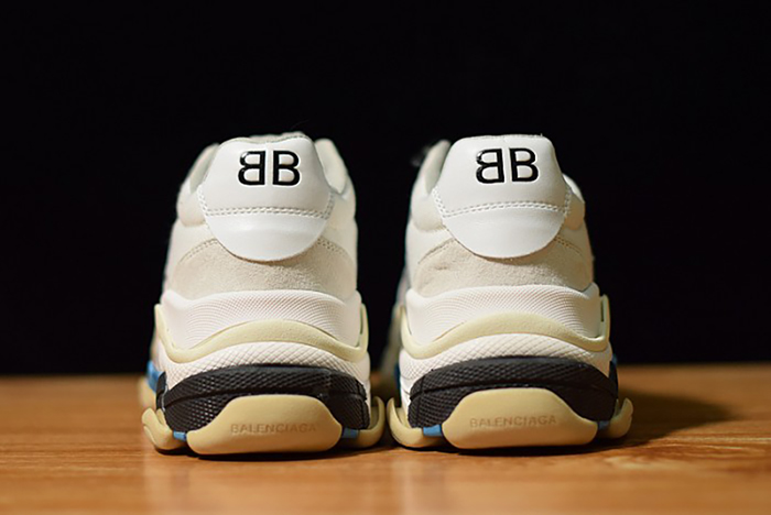 Balenciaga Triple S White Suede 500597 W0971 9000