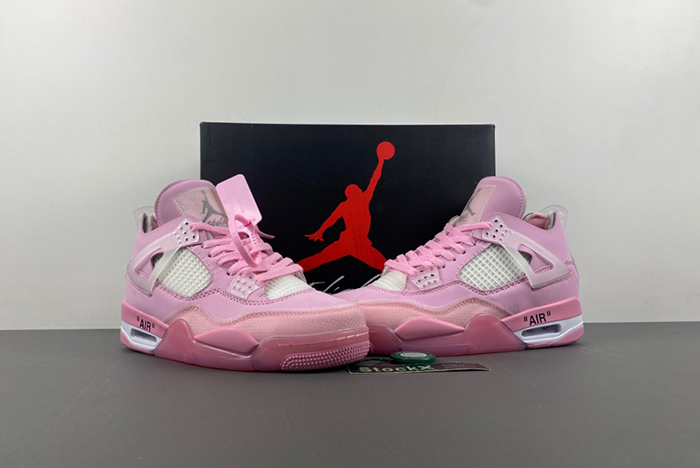 JORDAN 4 OFF WHITE PINK CV9388-105