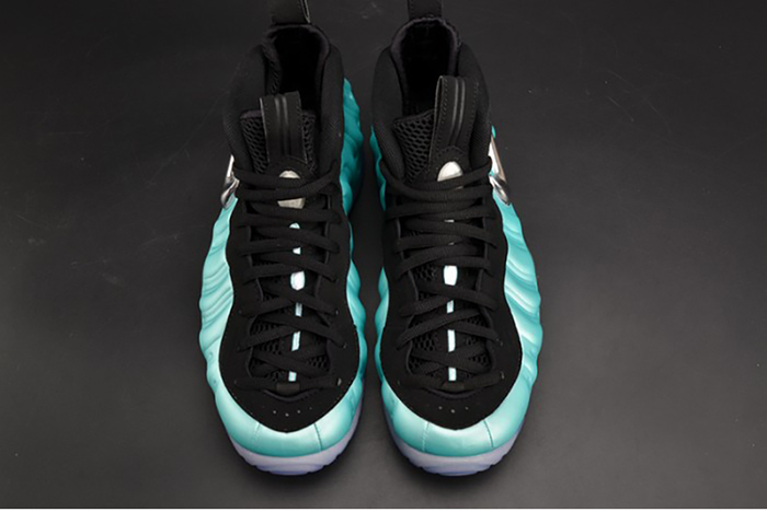 Nike Air Foamposite Pro "Island Green" Metallic Platinum mens 624041-303