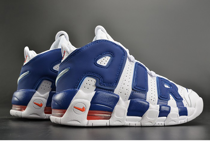 Nike Air More Uptempo "Knicks" White/Deep Royal Blue womens 415082-103
