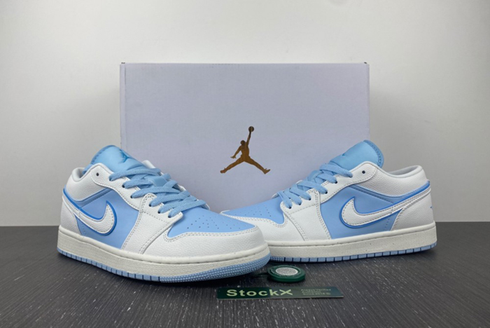 Jordan 1 Low SE Reverse Ice Blue  DV1299-104