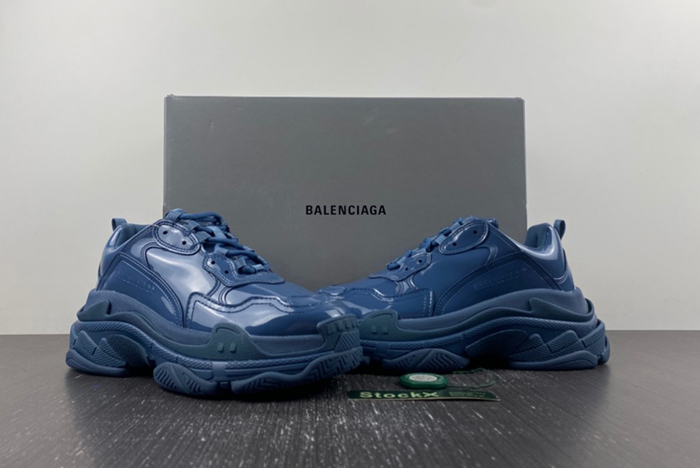 Balenciaga Triple S Rubber Sneaker in Blue 734954 W2PAA 4000