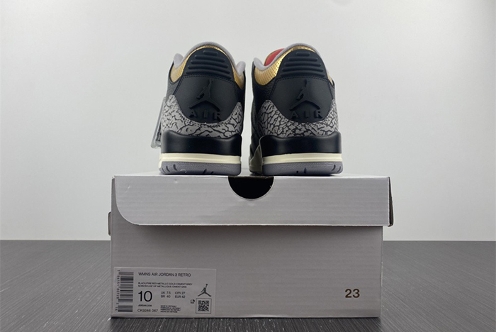 Air Jordan 3 WMNS “Black Gold” CK9246-067