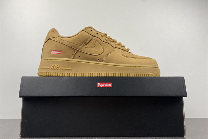SUP REME X NIKE AIR FORCE 1 LOW SP WHEAT