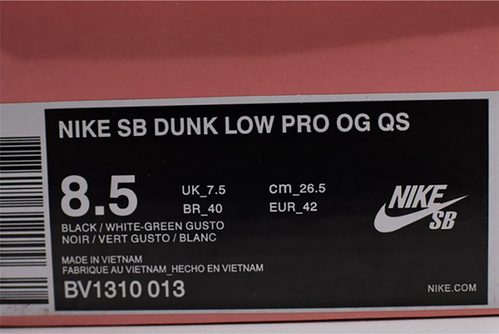 Nike SB Dunk Low Staple Panda Pigeon - BV1310-013