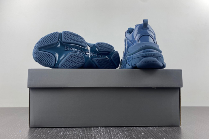 Balenciaga Triple S Rubber Sneaker in Blue 734954 W2PAA 4000