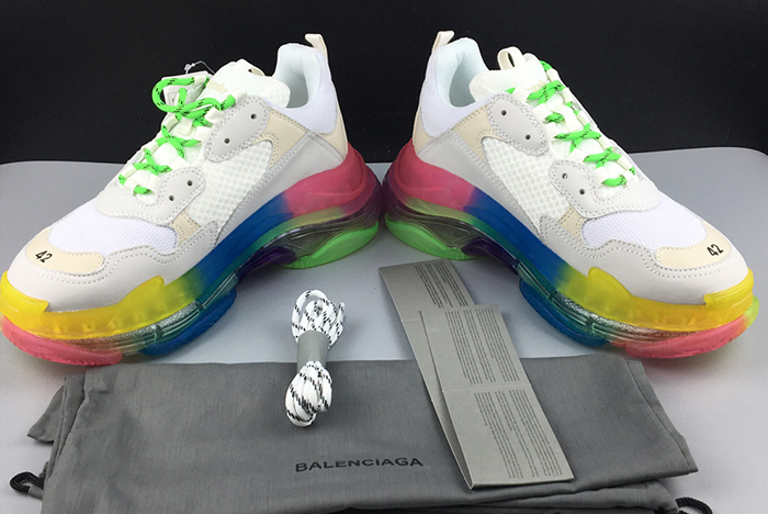 BALENCIAGA TRIPLE S TRAINER - BALENCIAGA -WHITE 544351 W09E1 1895