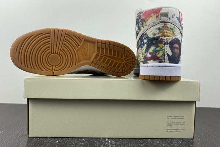 Sup x Nike SB Dunk High  Rammellzee FD8779-100