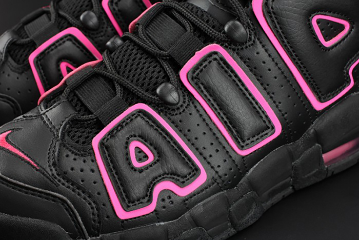 Nike Air More Uptempo GS "Hyper Pink" black/ pink womens 415082-003