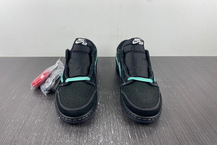 Travis Scott Air Jordan 1 Low Tiffany Phantom Custom DM7866-311