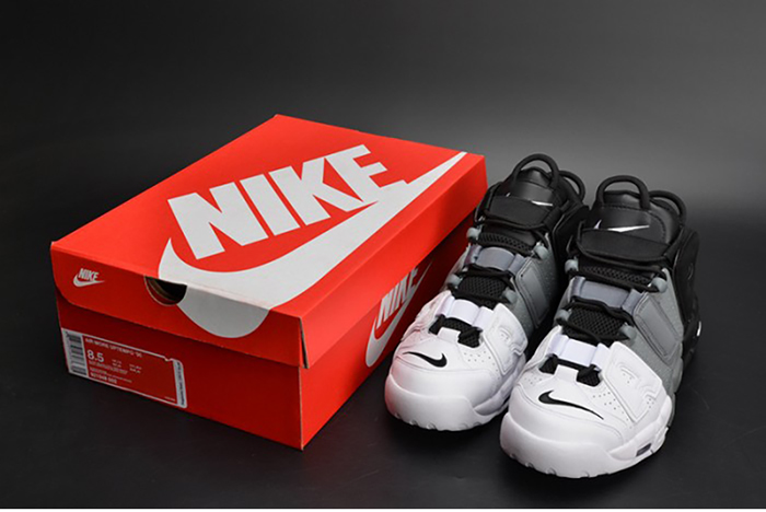 Nike Air More Uptempo "Tri-Color" black-Grey-White mens 921948-002