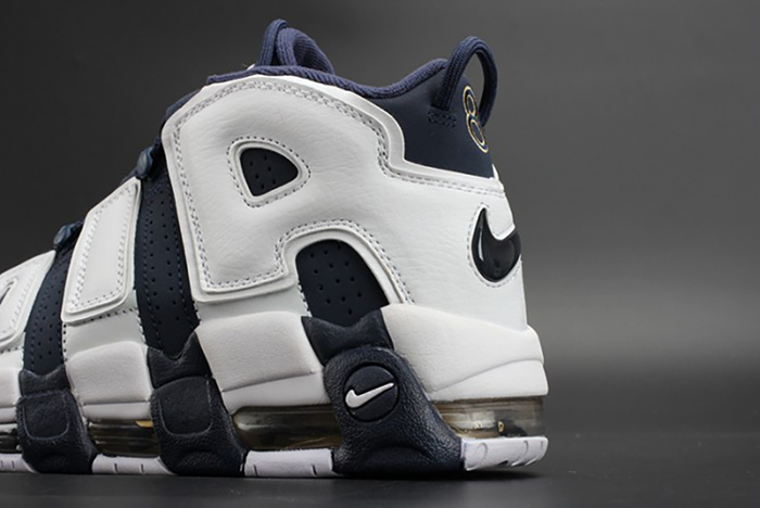 Nike Air More Uptempo "Olympic" White/Midnight Navy mens 414962-104