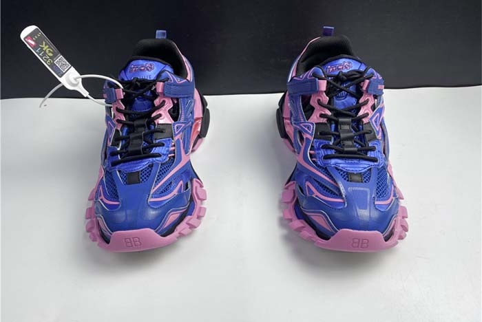 Balenciaga TRACK 2 OPEN SNEAKER BLUE/PINK W2GN3 4050