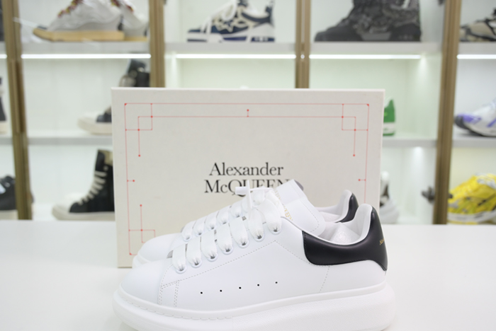 ALEXANDER MCQUEEN SOLE SNEAKERS 462214-WHGP7-9374-LEATHER BLACK