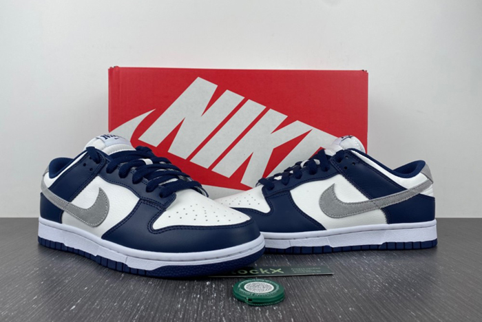 Nike Dunk Low Summit White Midnight Navy FD9749-400