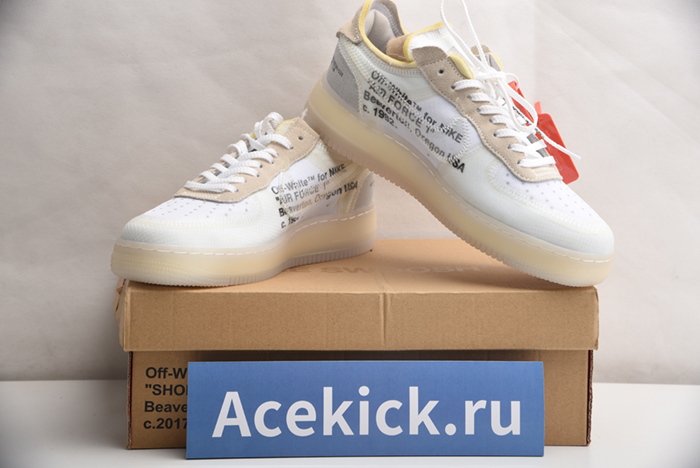 NIKE AIR FORCE 1 LOW Off-White All White AO4606-100