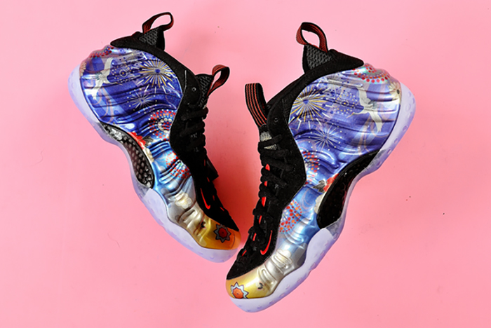 NIKE AIR FOAMPOSITE ONE LNY QS "LUNAR NEW YEAR 2018" AO7541-006