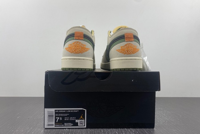 Air Jordan 1 Low Craft SE Sky J Light Olive FD6819-300