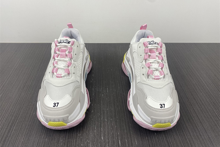 Balenciaga1.0 White /Grey/Pink /Yellow 524039 W2FW4 7541