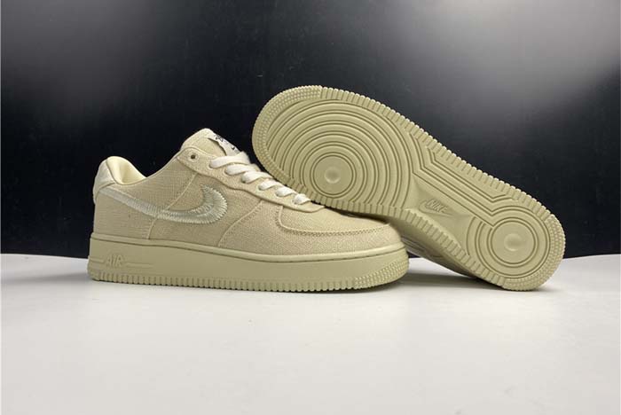 Stussy x Nike Air Force 1 Low “Fossil Stone” CZ9084-200