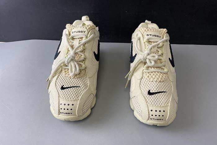 NIKE AIR ZOOM SPIRIDON CAGED STUSSY- FOSSIL CQ5486-200