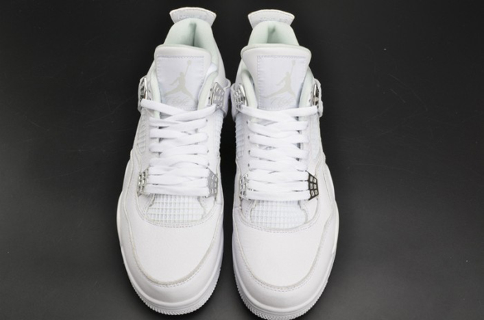 Air Jordan 4 Retro Pure Money white mens 308497-100
