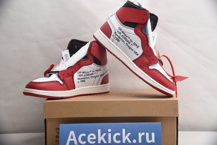 Off-White Air Jordan 1 Retro Chicago The Ten AA3834-101