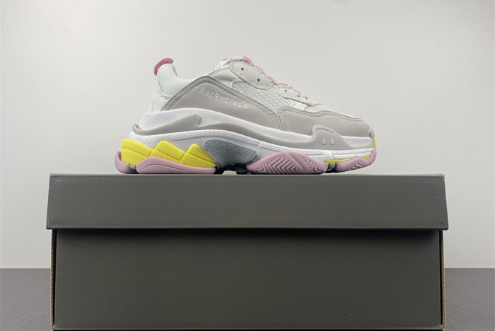 Balenciaga1.0 White /Grey/Pink /Yellow 524039 W2FW4 7541