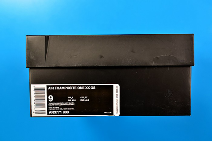 Nike Air Foamposite One "Big Bang" Orange/Dark Grey mens AR3771-800