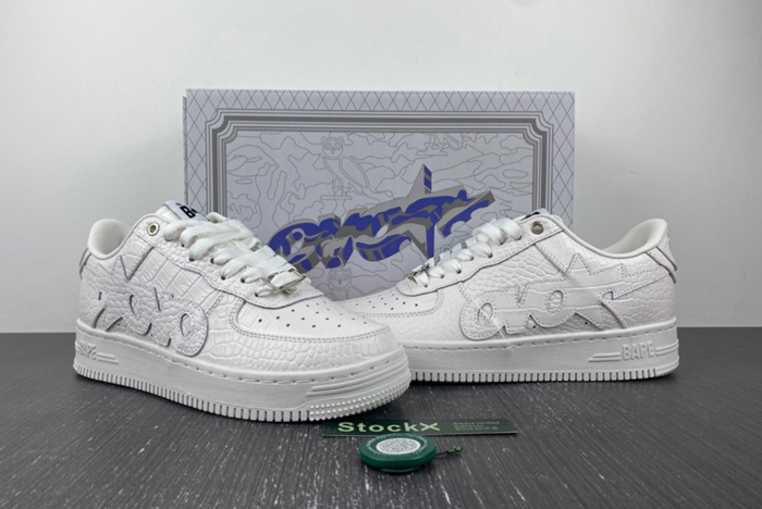 A Bathing Ape Bapesta OVO White
