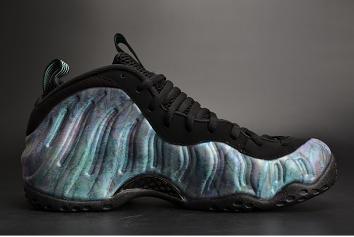 Nike Air Foamposite One PRM "Abalone" Black/Aurora Green mens 575420-009