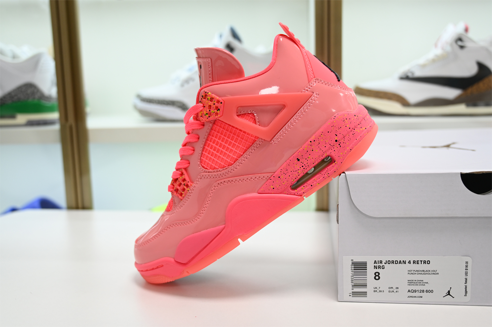 NIKE AIR JORDAN 4 RETRO HOT PUNCH (W) AQ9128-600
