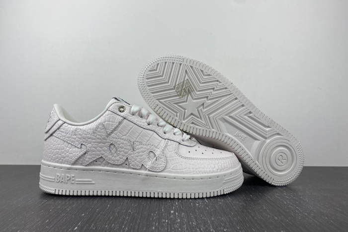 A Bathing Ape Bapesta OVO White
